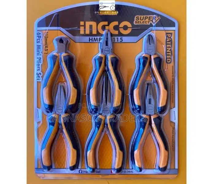 Ingco Mini Pliers Set (6 Pcs)