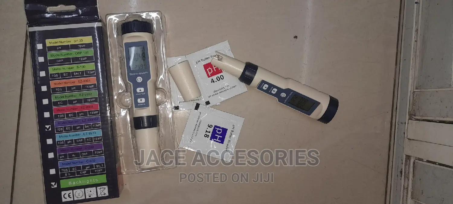 New Water Quality Tester Ec/Ph/TDS/Temp/Salinity