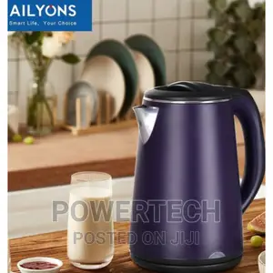 Ailyons Cordless Electric Kettle 2.2 Litres - Purple.