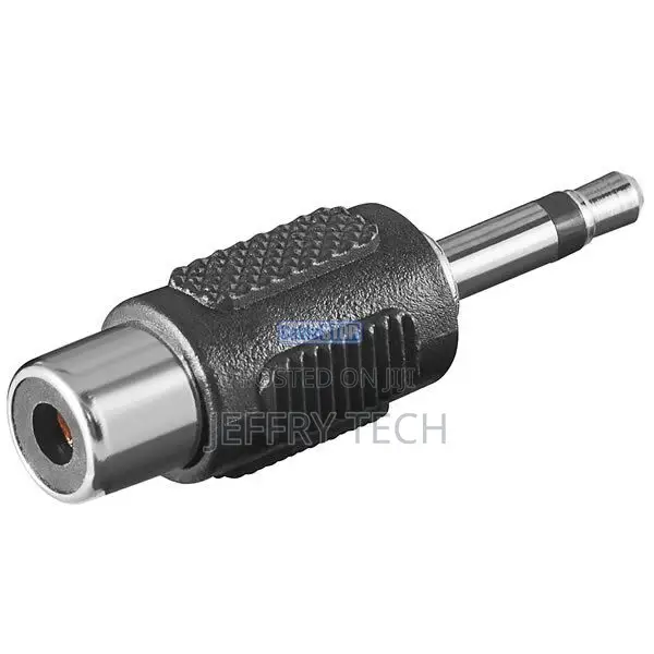 3.5mm MONO Mini Jack Plug to RCA Phono Female Socket Audio C