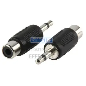3.5mm MONO Mini Jack Plug to RCA Phono Female Socket Audio C