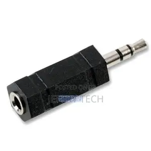 3.5mm STEREO Jack Plug to 3.5mm MONO Female Socket Headphone