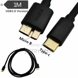USB 3.1 Type C (USB-C) to USB 3.0 Micro-B Cable for Apple Ma