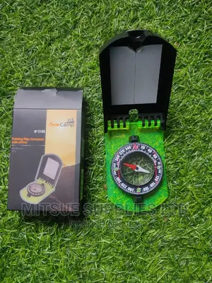 Ace Camp Folding Map Compass With Mirror