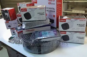 4 Channel CCTV Camera Kit With 4 Cameras- Dahua CCTV
