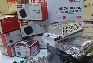 Eight 8 CCTV Dahua DVR With 8 CCTV Cameras Full Kit