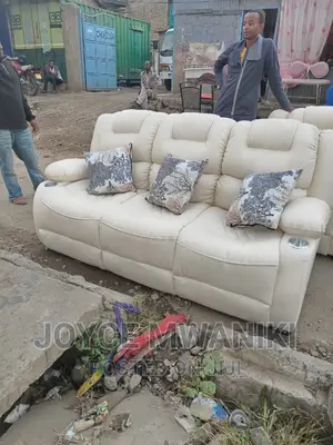 3 Seater Semi Recliner Sofa Original Leather