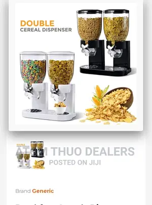 Double Cereal Dispenser / Cereal Dispenser