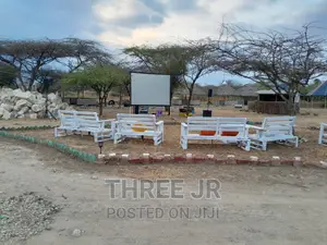 Large Projection Screen for an Outdoor Night Movie