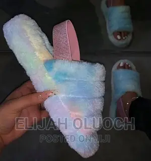 Fluffy Sandals for Ladies