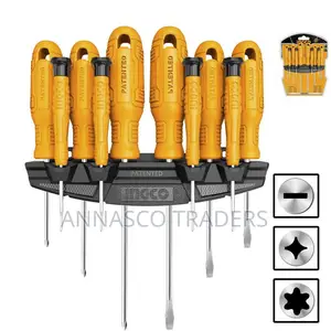 INGCO HKSD1058 10 PCS Screwdriver and Precision Screwdriver