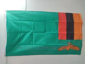 Country National for Zambia 38by58 Inch Polyester