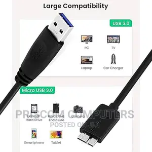 USB 3.0 Micro External HDD Hard Drive Disk Cable