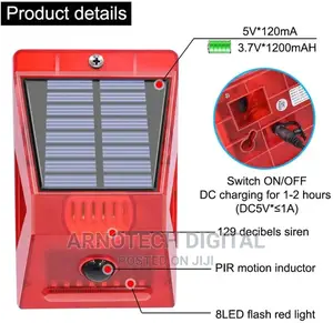Security Motion Sensor Alarm With Remote Controll
