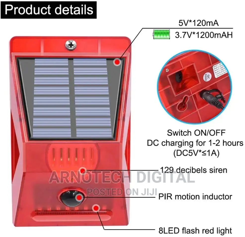 Security Motion Sensor Alarm With Remote Controll