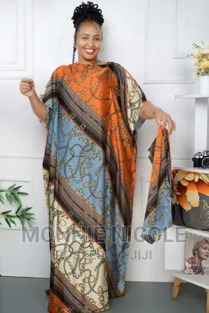 High Quality Silk Dera With Scarf