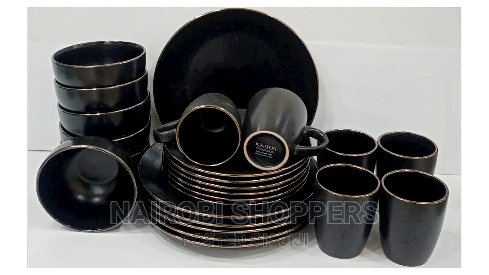Dinner Set 24pieces (Black)