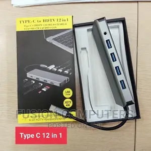 Type C to HDTV 12 in 1 USB Hub