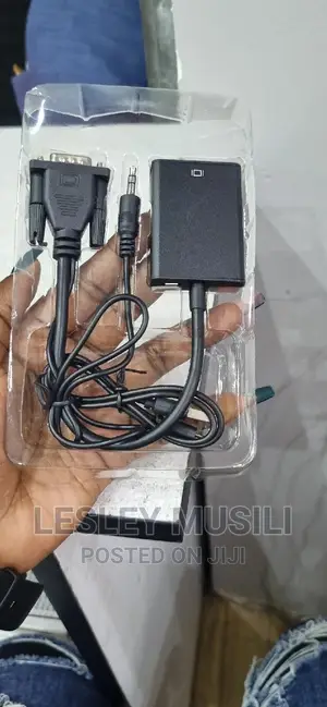 HDMI to VGA Adapter 1080p With Audio Cable (Male to Female)