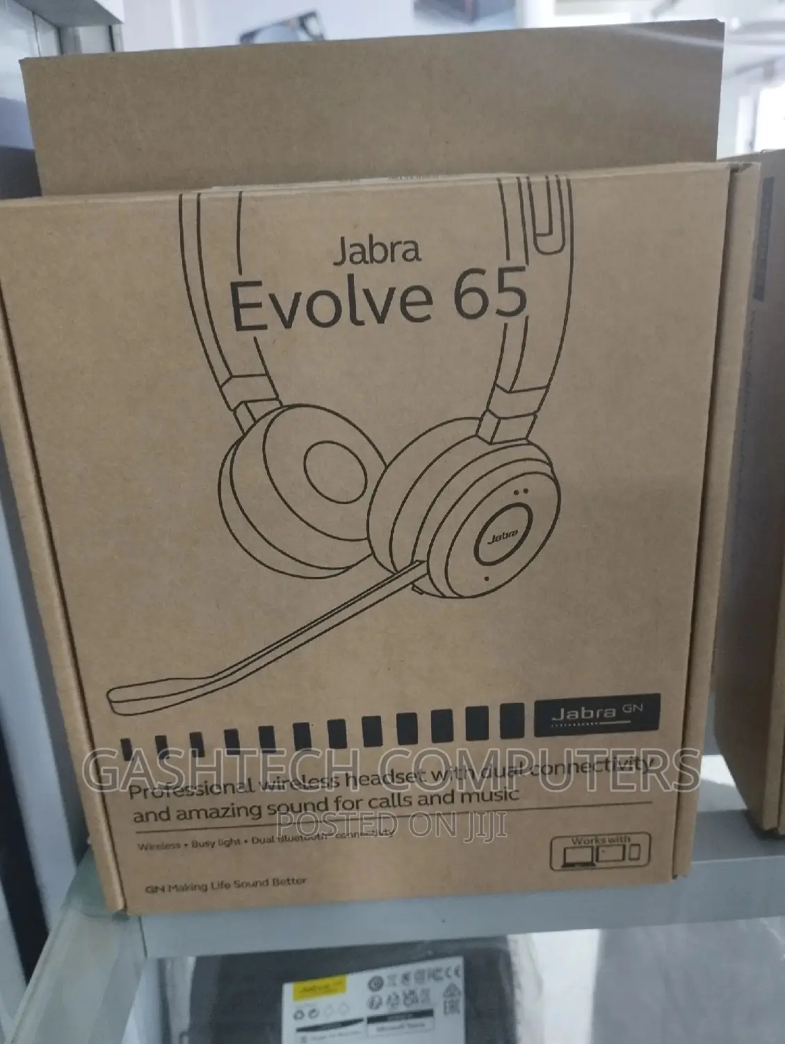 Jabra Evolve 65 Ms Stereo Headset Link 360