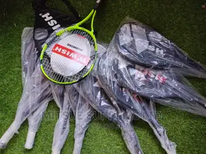 A Dozen (12) Wish 2510 Intermediate Tennis Rackets With Bag