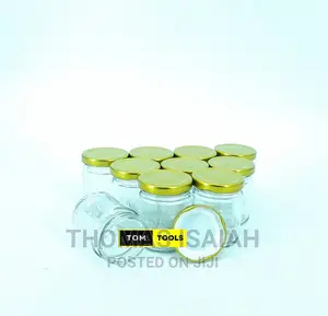 10PCS 100ml Glass Jars Mason Jars With Lids 54mm X 74mm