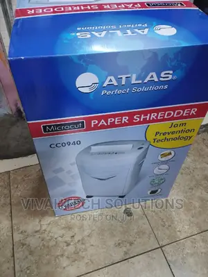 Atlas CC0940 Crosscut 9 Sheets Paper Shredder