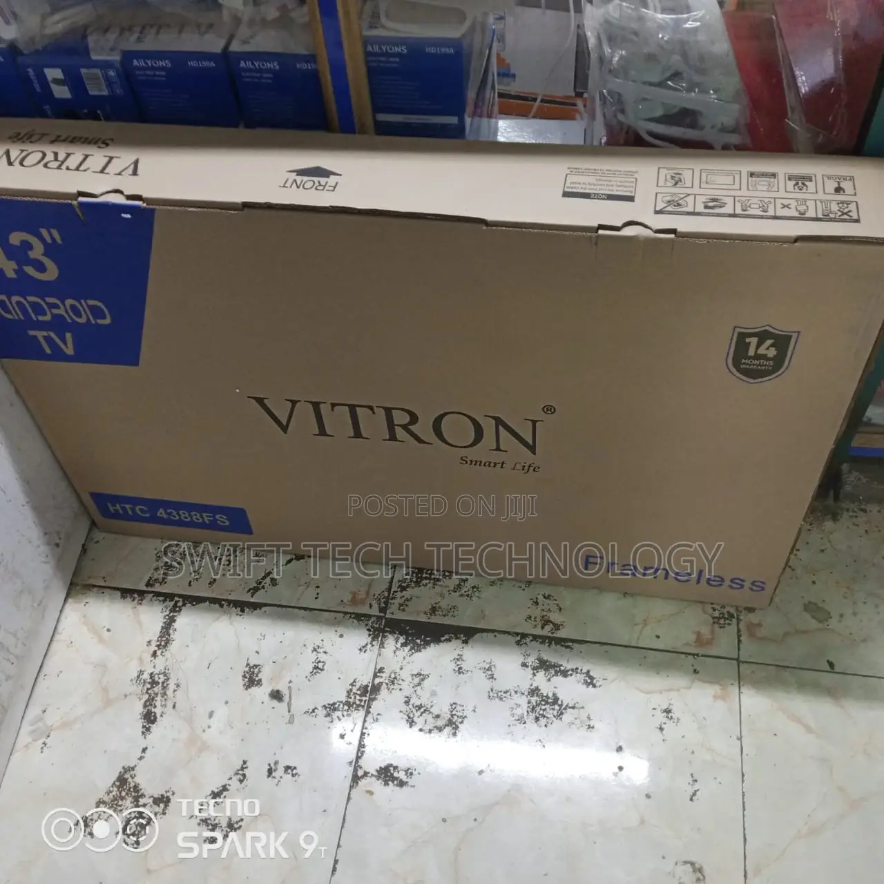 Vitron 43 Smart Android Frameless 43,43,43