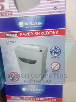 Atlas CC0540 Cross Cut 6 Sheet Paper Shredder