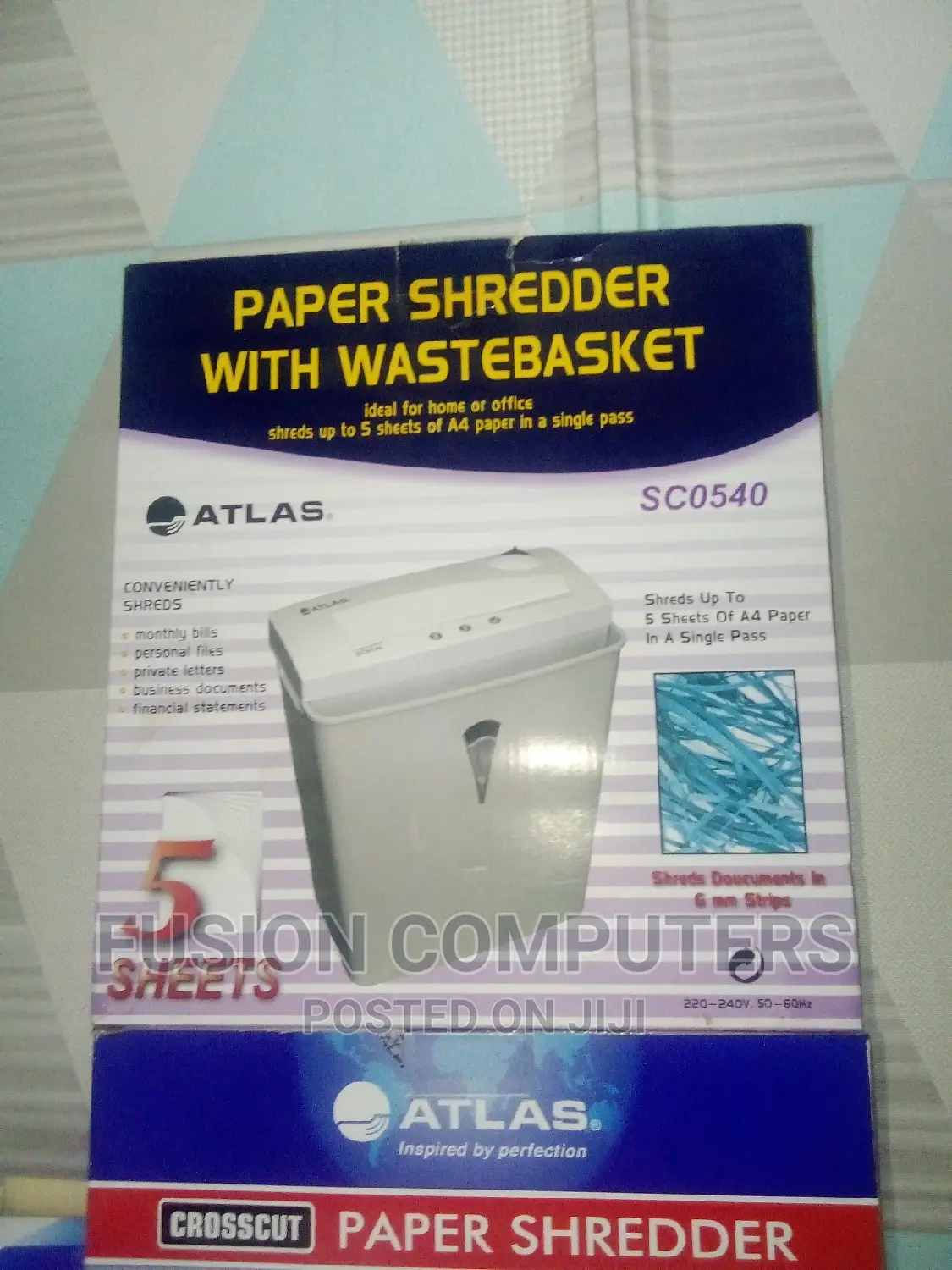 Atlas SC0540 Strip Cut Shredder