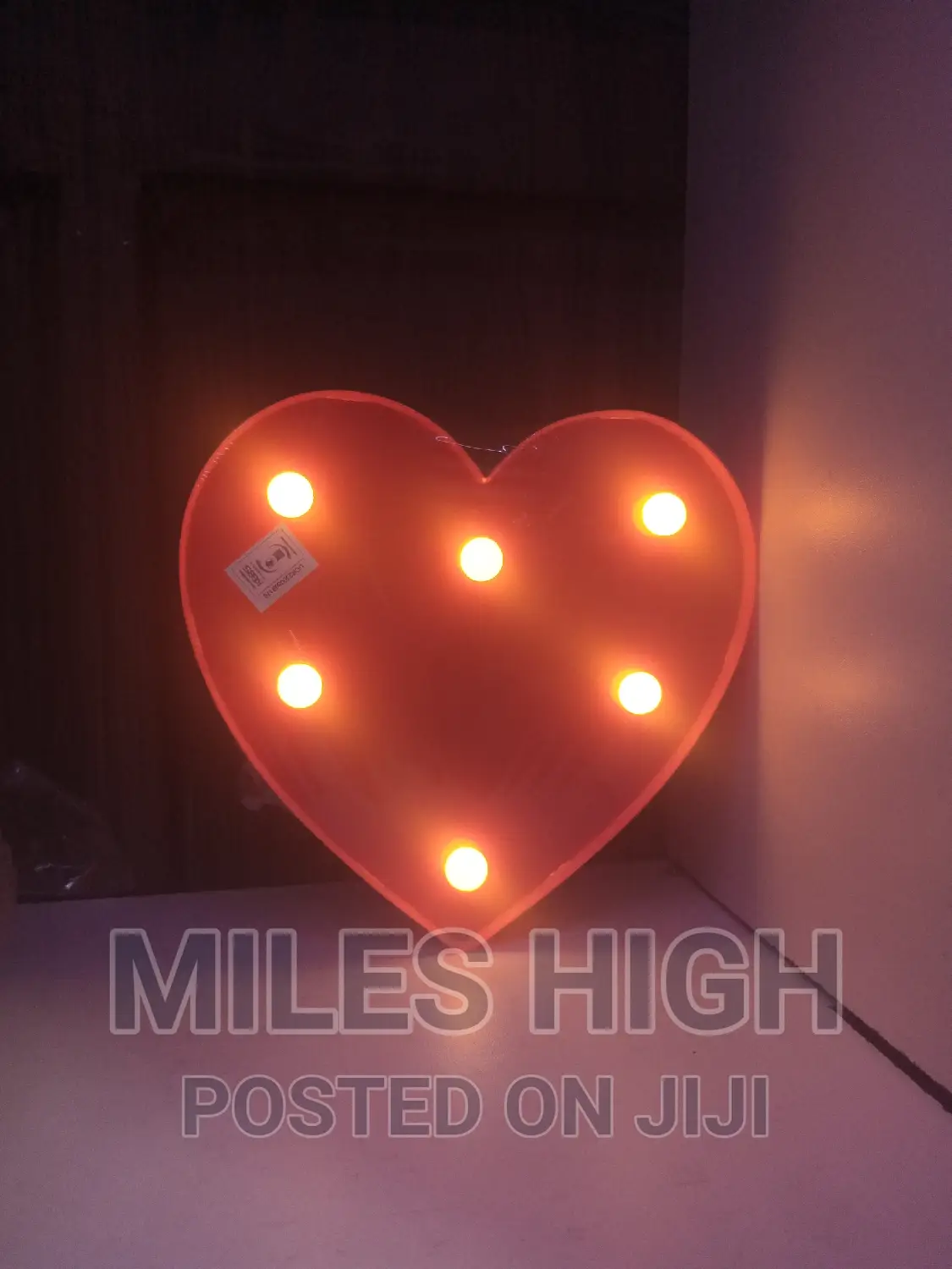 LED Love Shape Decor