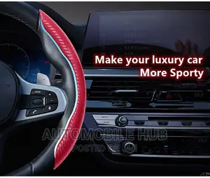 Carbon Fiber 2pcs Steering Wheel Cover