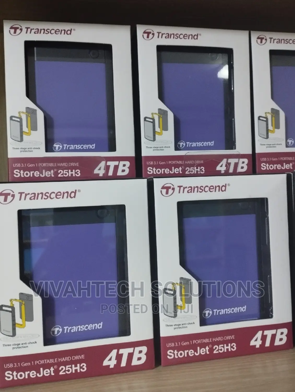 Transcend Storejet 25m3 Hard Disk 4tb, Usb 3.1