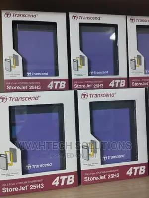 Transcend Storejet 25m3 Hard Disk 4tb, Usb 3.1