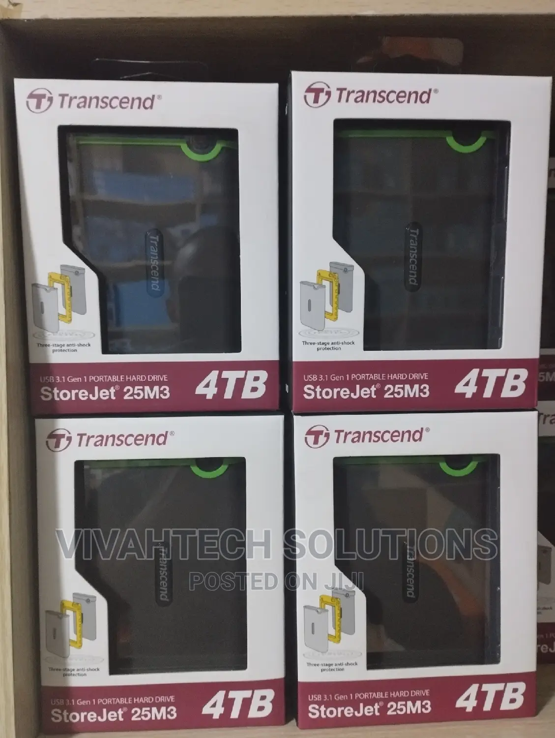 Transcend 4tb Storejet 25h3 External Storage 4tb