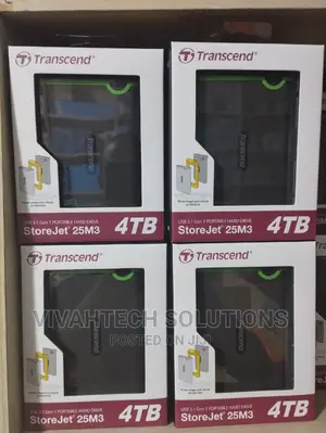 Transcend 4tb Storejet 25h3 External Storage 4tb