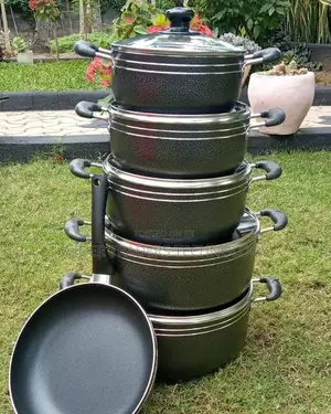 14 Piece Tc Non-Stick Cookware Set With Lids