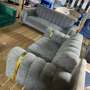 Grey 5 Seater Classic Sofa