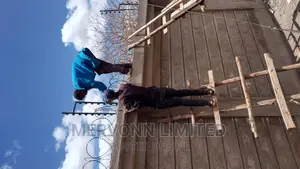 Electric Fencing Installation With Green Razor