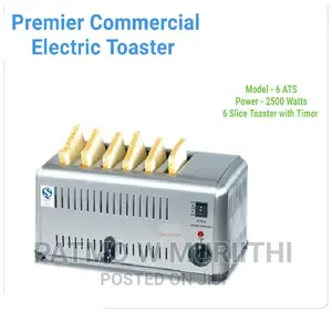 Toaster, Premier Electric Commercial Toaster 6 Slice