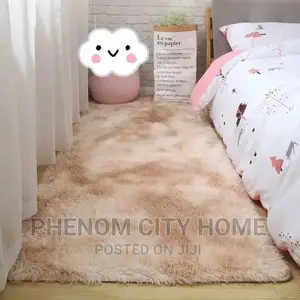 Patched Fluffy Carpets/Bedside Mats