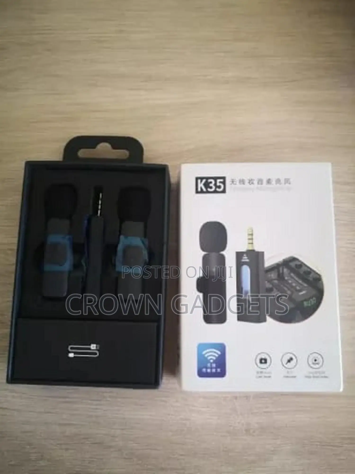 Wireless Lavalier Lapel Noise Reduction Microphone