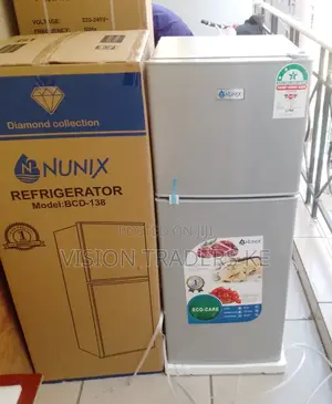 *Fridge -Fridge Nunix 138litres Double Door Refrigerator
