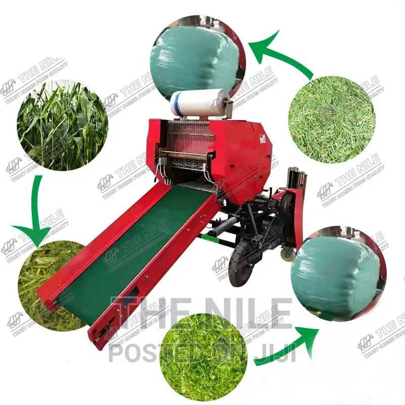 Automatic Hay Wet Biomass Straw Wrapper