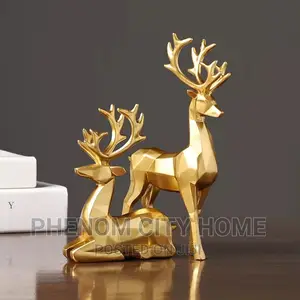 2 PCS Deer Statue Reindeer