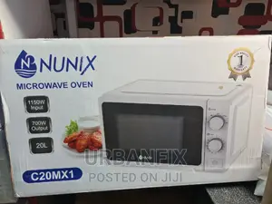 20 L Nunix Microwave Oven With Knob - 700 Watts Power Output