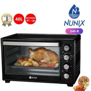 Nunix Electric Oven With Rotisserie, Electric 40 Litres