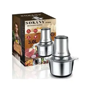 Sokany 3L Stainless Food Chopper,Blender Meat Grinder