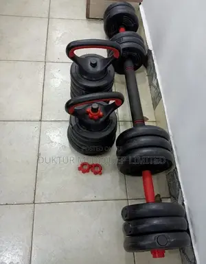 5 in 1 Dumbbell Set With Kettlebell Handle Bar ( 20kg