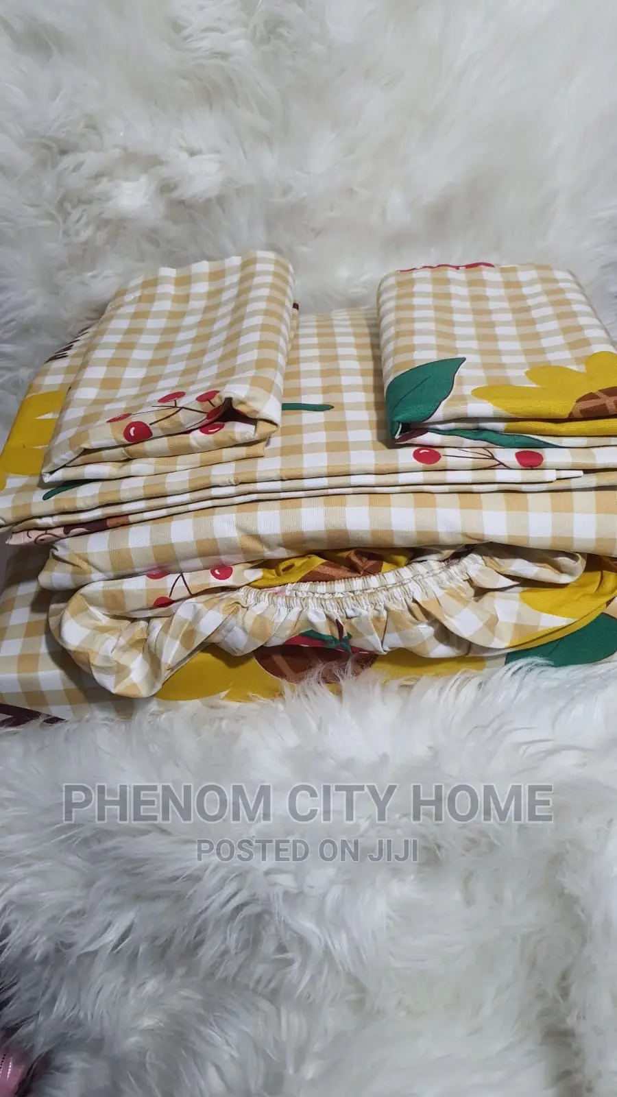 Cotton Fitted Bedsheet Set